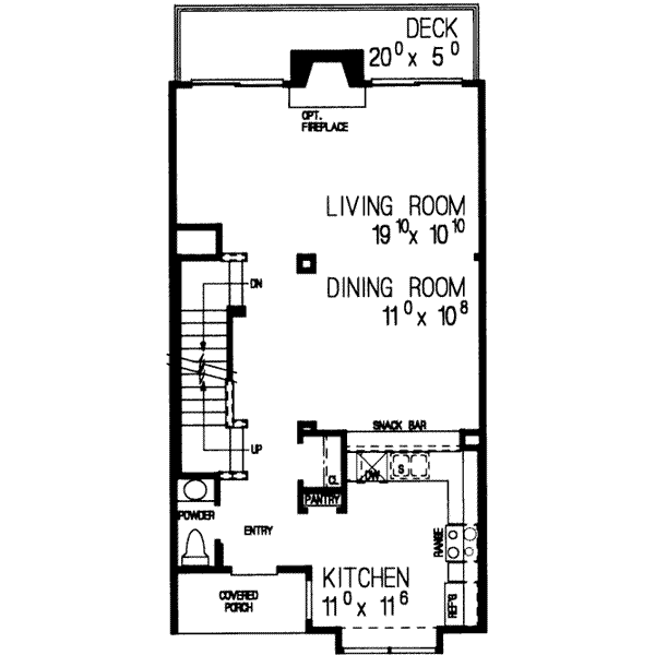main floor house blueprint