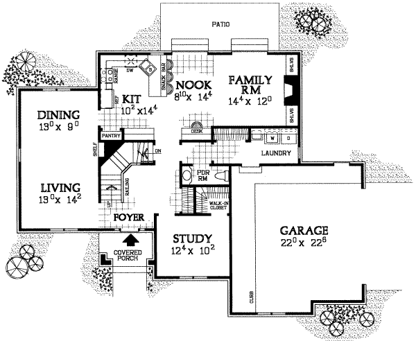 main floor house blueprint