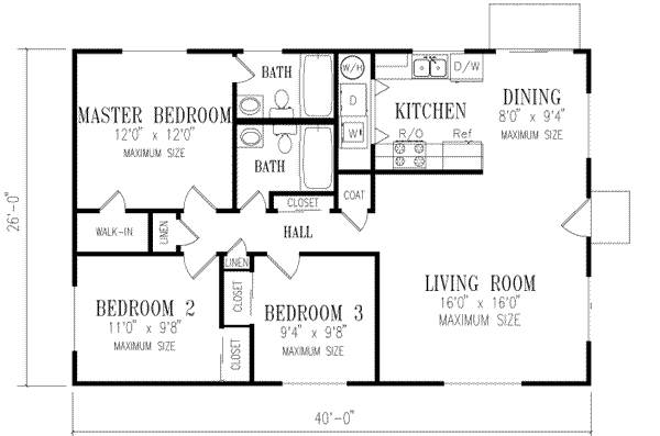 main floor house blueprint
