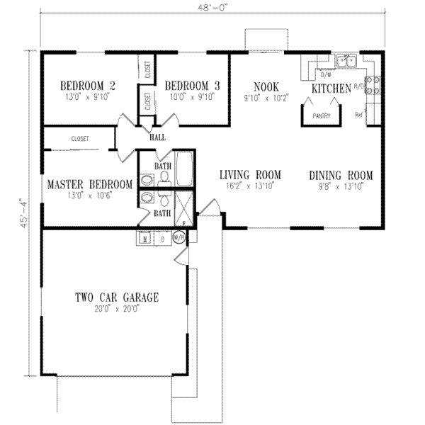 main floor house blueprint