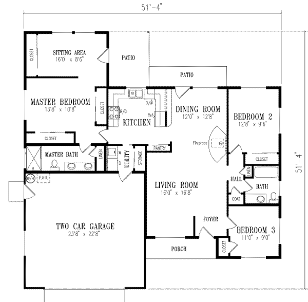 main floor house blueprint