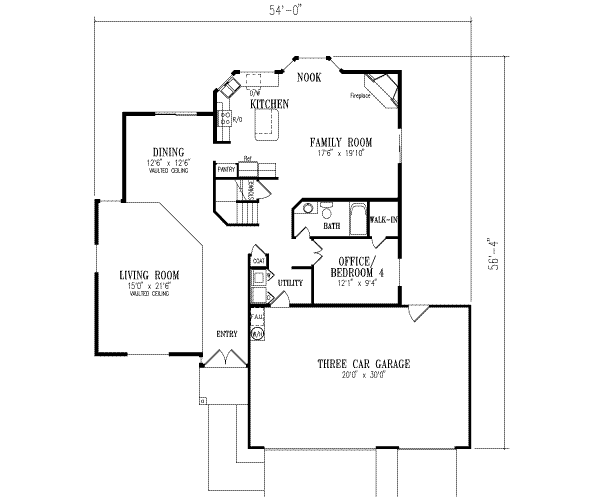 main floor house blueprint