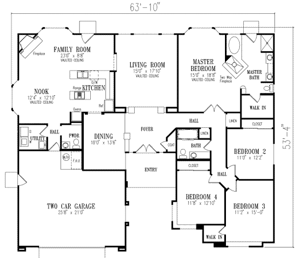 main floor house blueprint