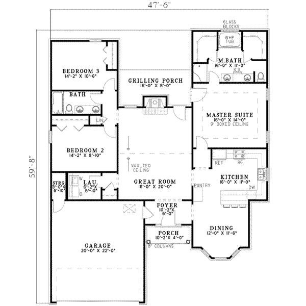main floor house blueprint