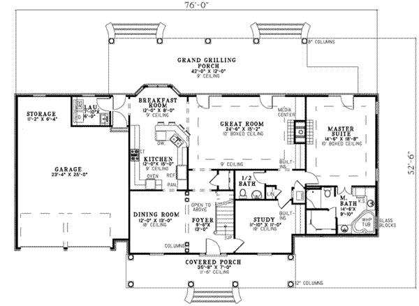 main floor house blueprint