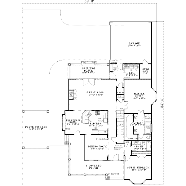 main floor house blueprint