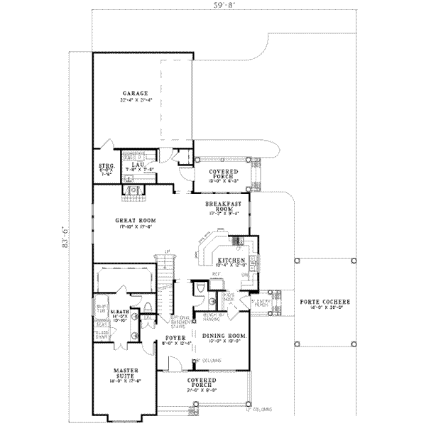 main floor house blueprint