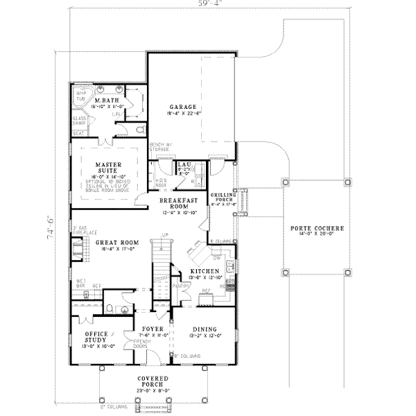 main floor house blueprint