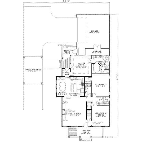 main floor house blueprint