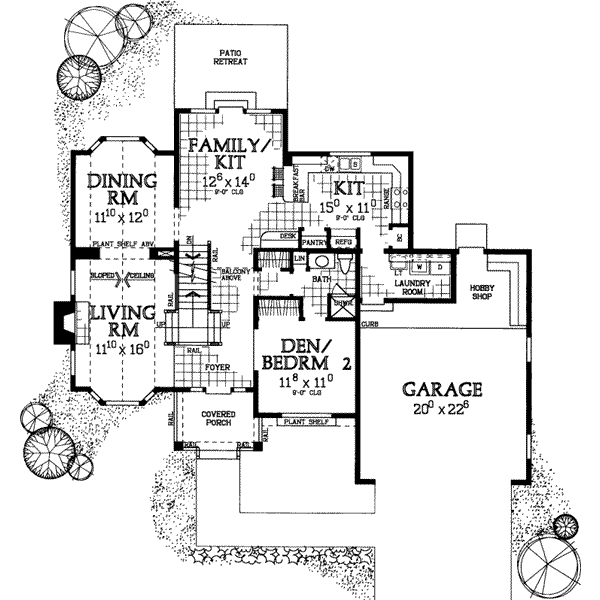 main floor house blueprint