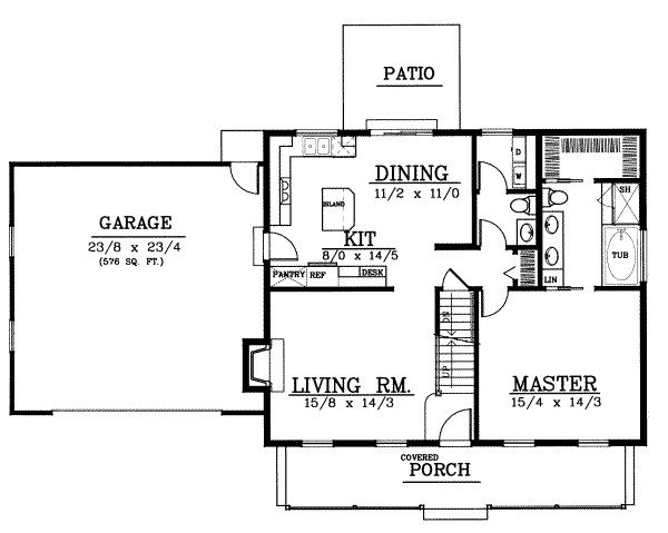 main floor house blueprint