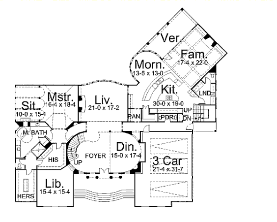 main floor house blueprint