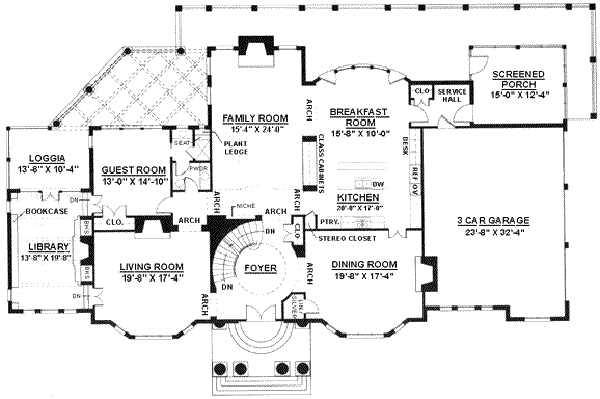 main floor house blueprint
