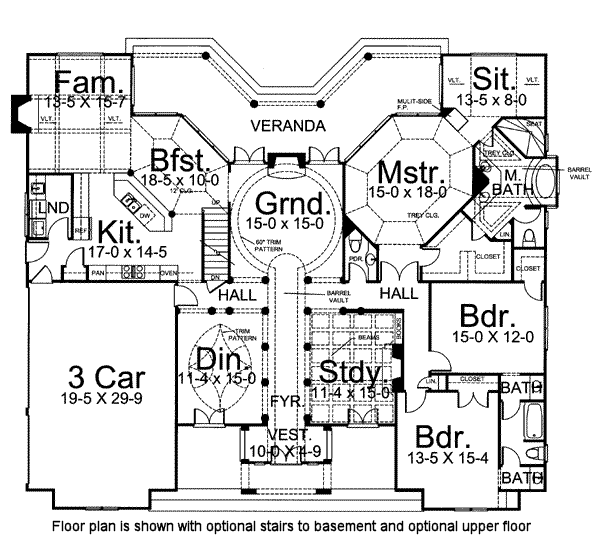 main floor house blueprint
