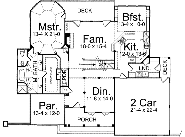 main floor house blueprint
