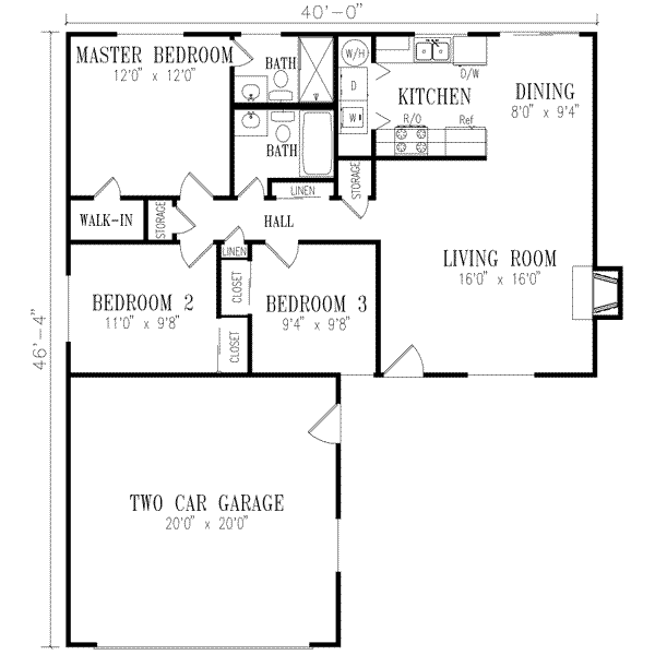 main floor house blueprint