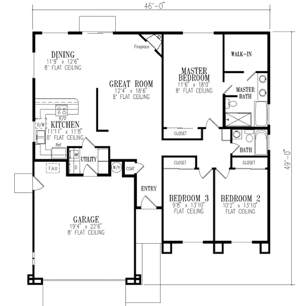 main floor house blueprint