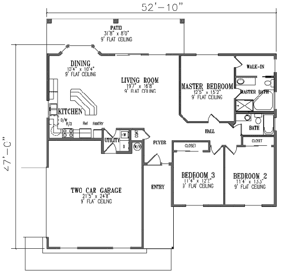 main floor house blueprint