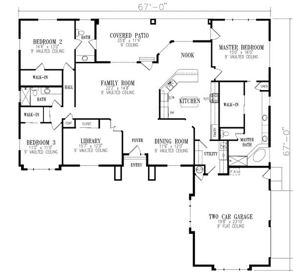 main floor house blueprint