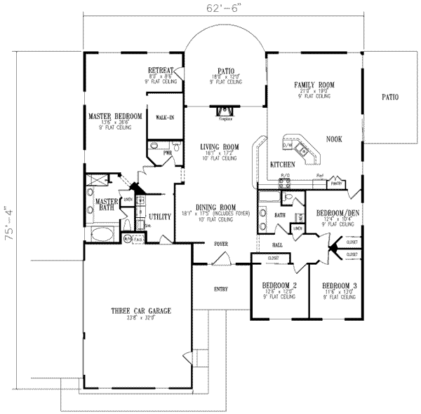main floor house blueprint