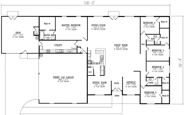 main floor house blueprint