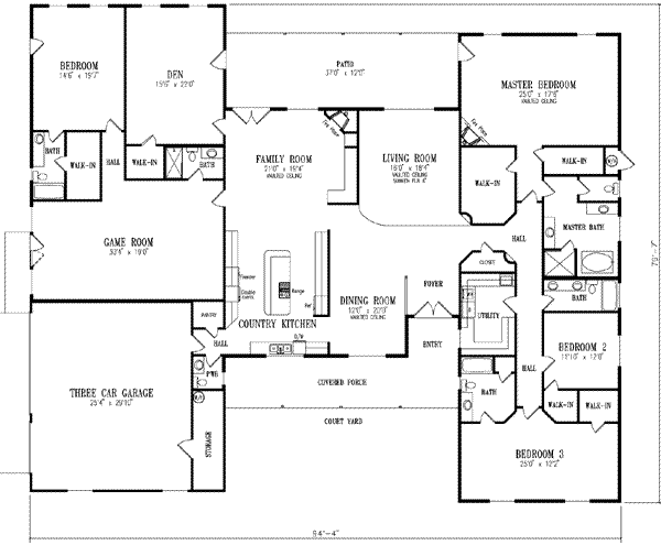 main floor house blueprint