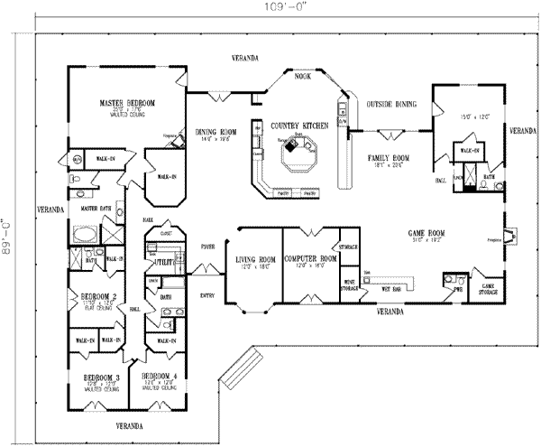 main floor house blueprint