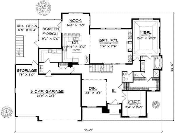 main floor house blueprint