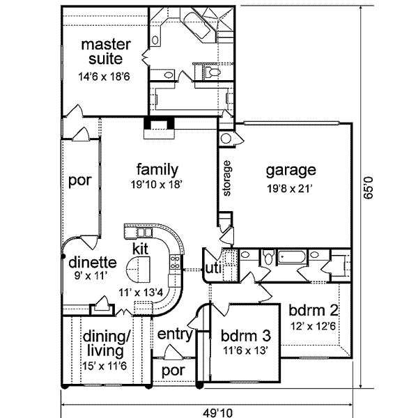 main floor house blueprint