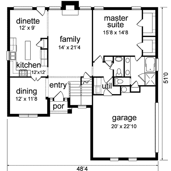 main floor house blueprint