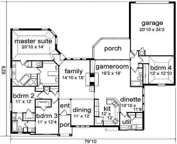 main floor house blueprint