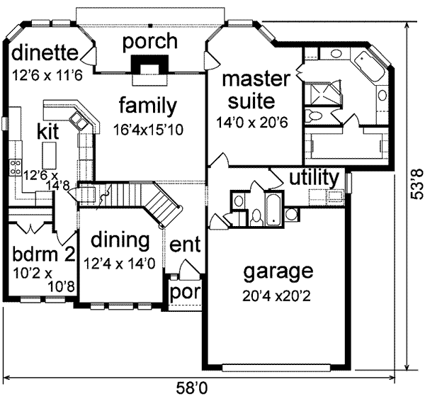 main floor house blueprint