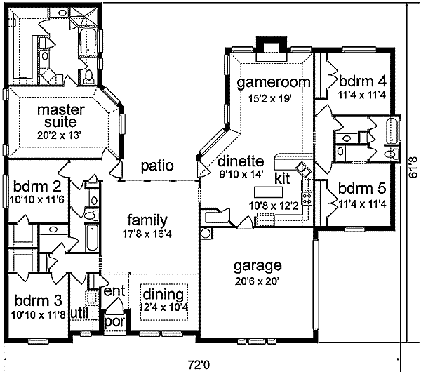 main floor house blueprint