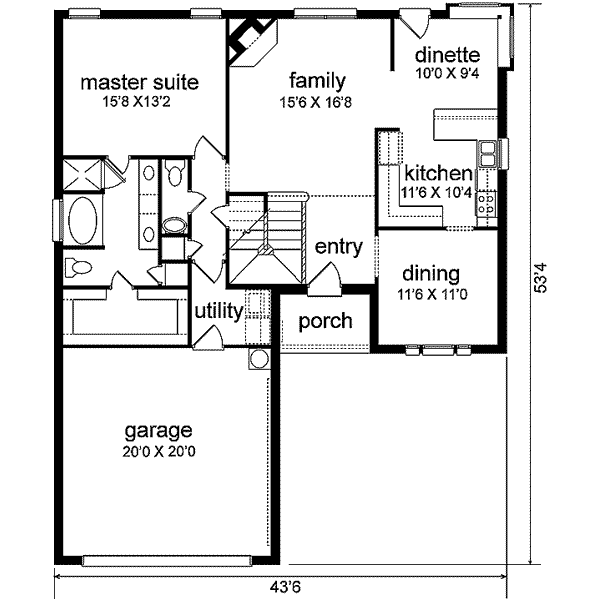 main floor house blueprint