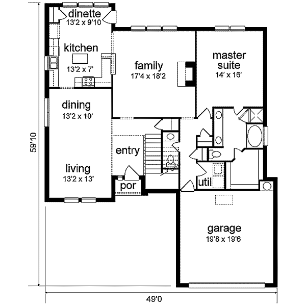 main floor house blueprint