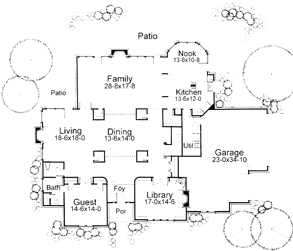main floor house blueprint