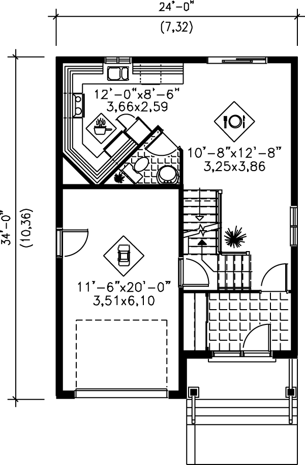 main floor house blueprint