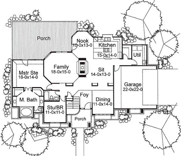 main floor house blueprint