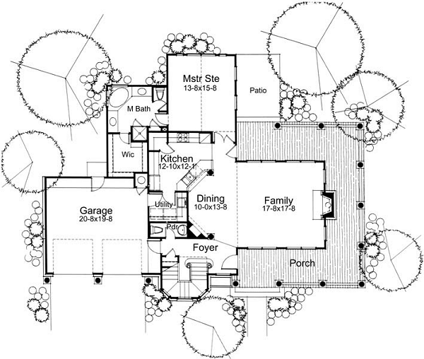 main floor house blueprint