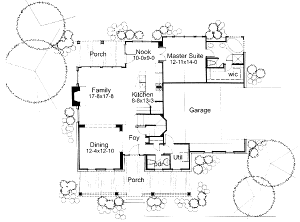 main floor house blueprint