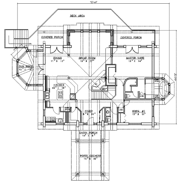 main floor house blueprint