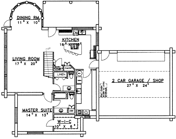 main floor house blueprint