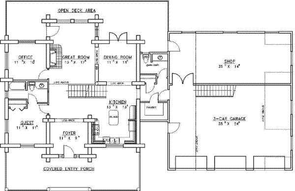 main floor house blueprint
