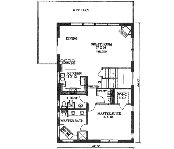 main floor house blueprint
