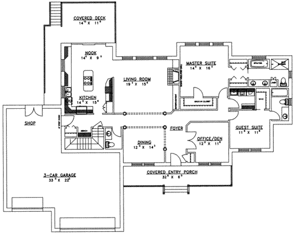 main floor house blueprint