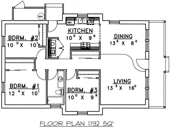 main floor house blueprint