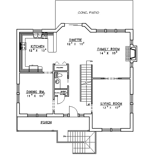 main floor house blueprint