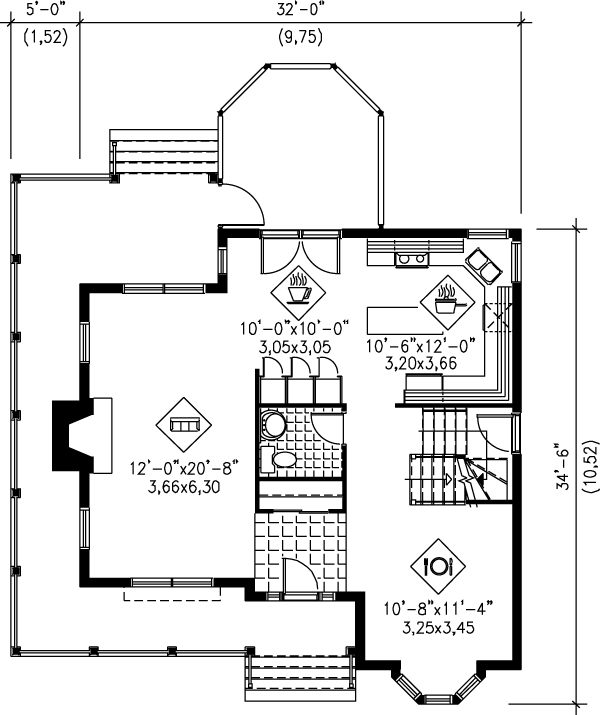 main floor house blueprint