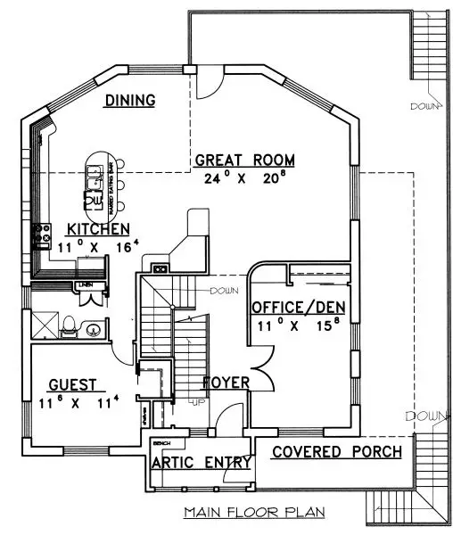 main floor house blueprint