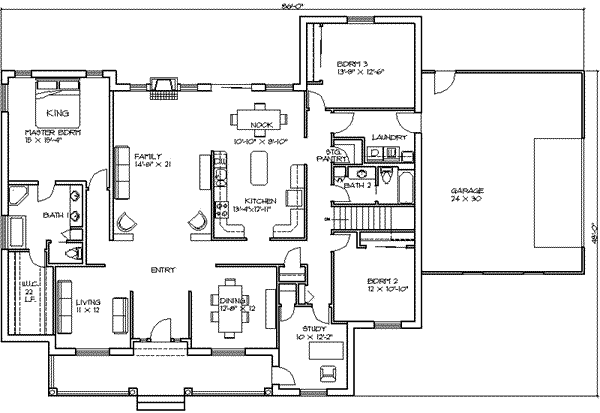 main floor house blueprint